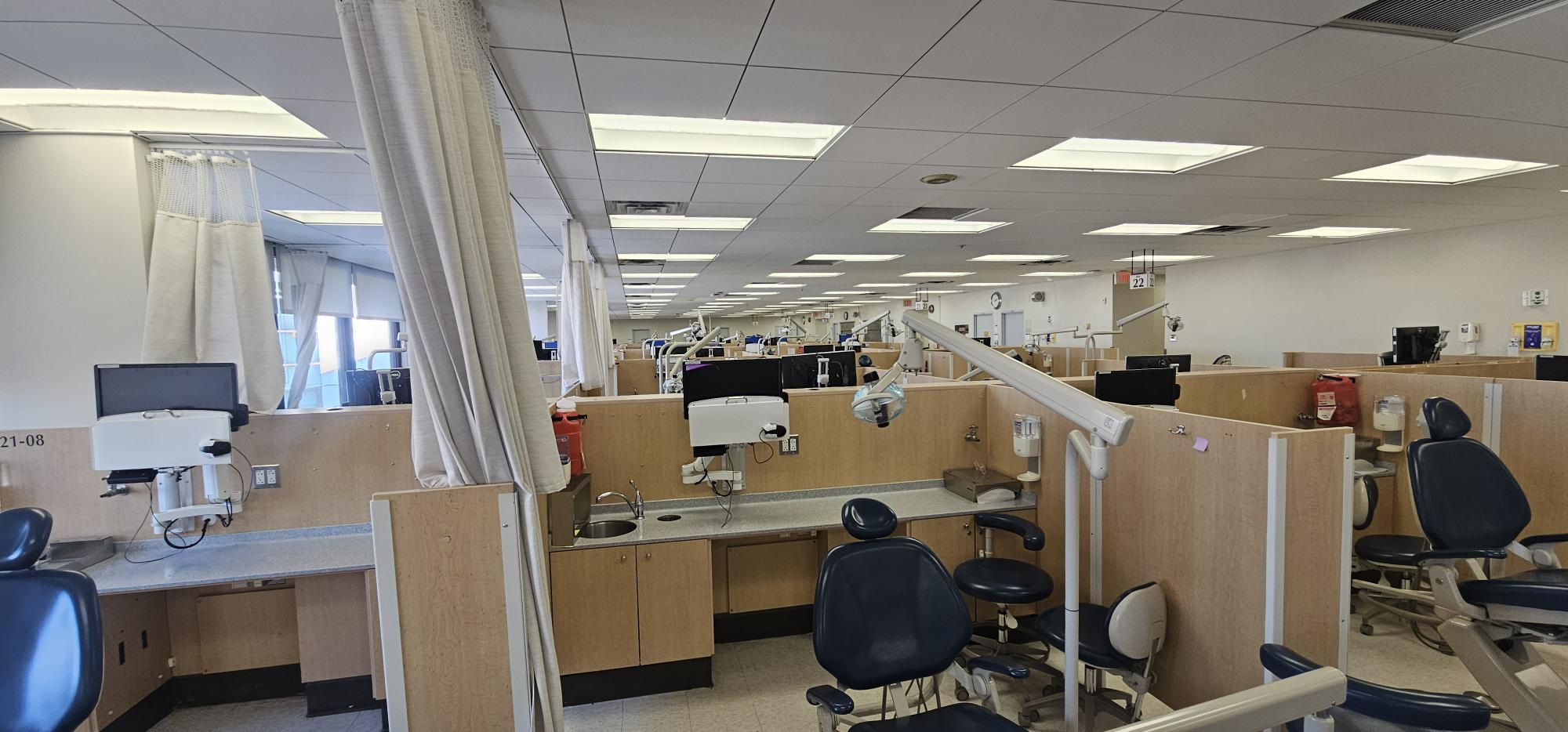 Completed healthcare equipment installations across multiple hospital facilities